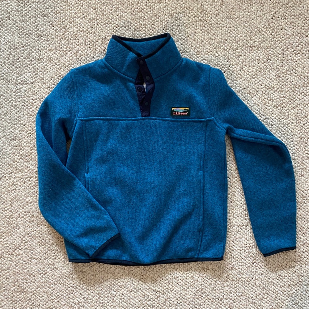 LL Bean Sweater Fleece Pullover